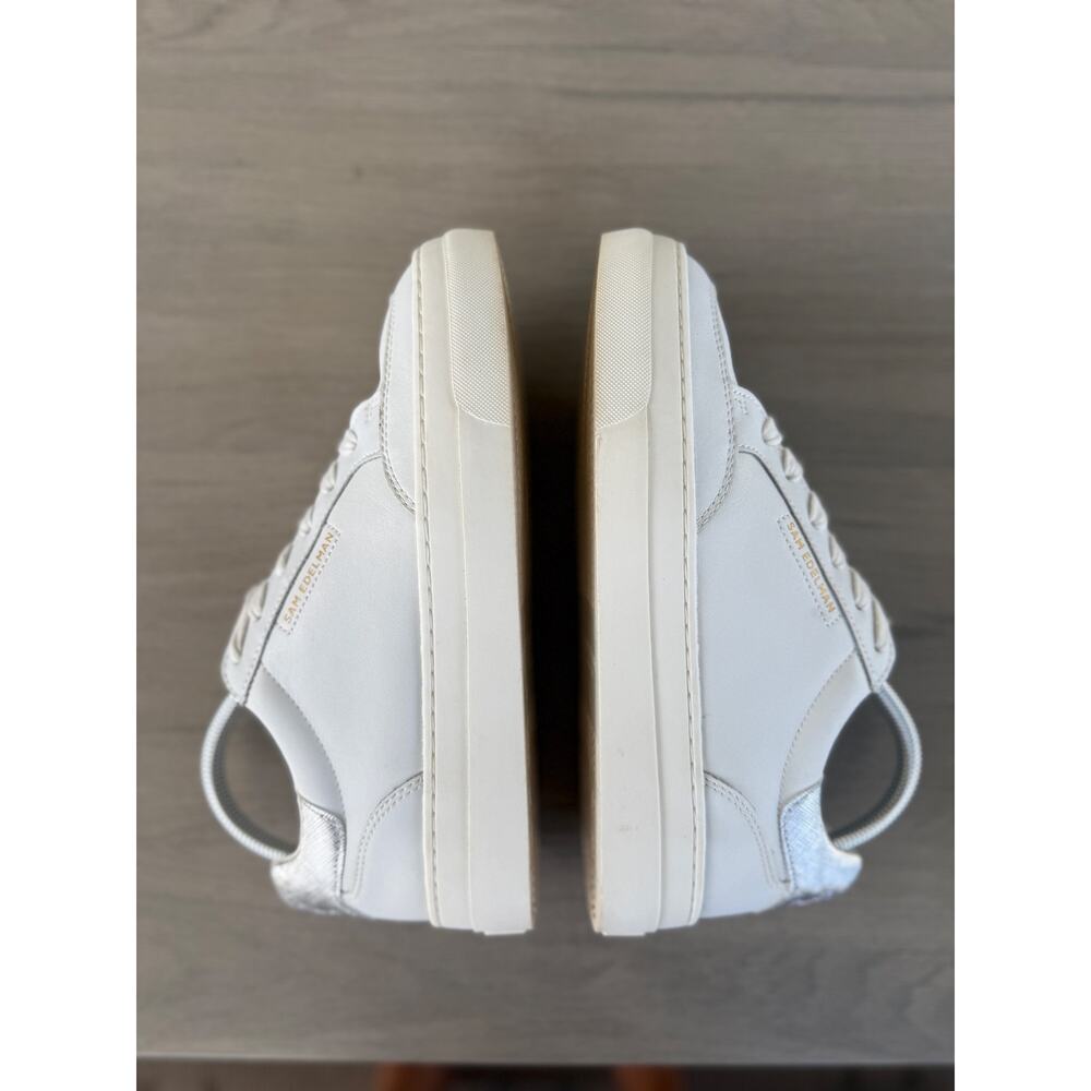 Sam Edelman Womens Wess Platform White Sneakers Sz 8 EUC - Picture 6 of 9